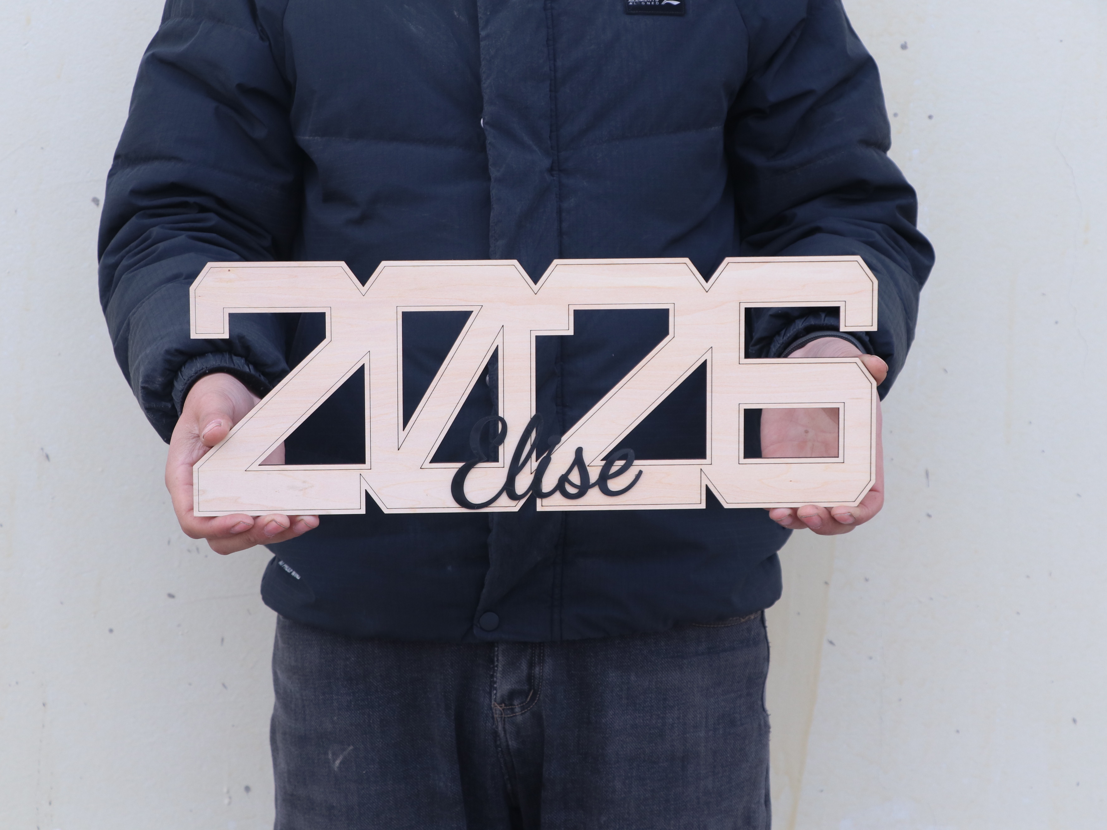 定制2026毕业纪念盘-亚克力名字定制